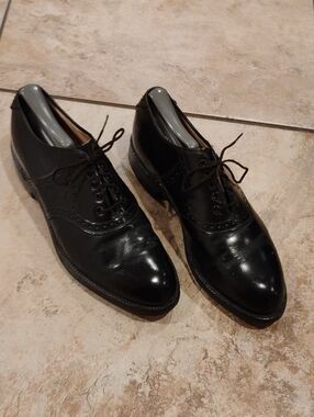 Johnson & Murphy Golf Shoes Men’s Black Leather